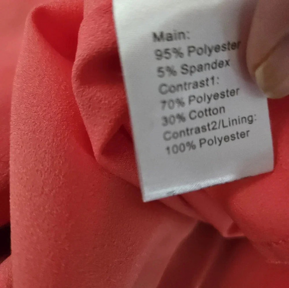 Pink stitch 60s gogo style mini sleeveless pink, orange and silver dress. Size 6 - Picture 6 of 9